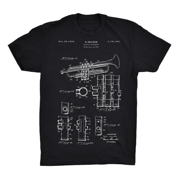 Trumpet Patent 100% Cotton Premium T-Shirt