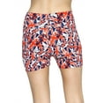 thumbnail image 2 of ToBeInStyle Women's Floral Print Mini Shorts, 2 of 5