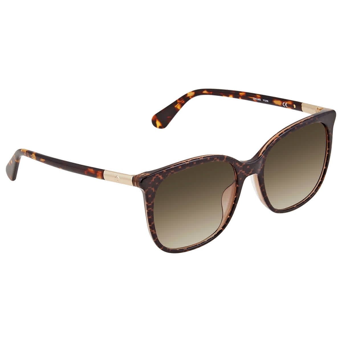 Kate Spade ELIZA/F/S 0086 LA Sunglasses Havana Round Frame, Polarized Lenses Kate Spade ELIZA F/G/S 0086 Women main image 2