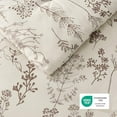 thumbnail image 5 of Full Comforter Set - Beige Bed Set, 3 Pieces Cute Floral Bedding, 1 Soft Botanical Flowers Comforter and 2 Pillow Shams, 5 of 8