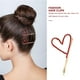 thumbnail image 2 of 2 pinzas para el cabello en forma de corazón, horquillas de diamantes de imitación, delicada aleación para la cabeza (rojo), 2 of 5