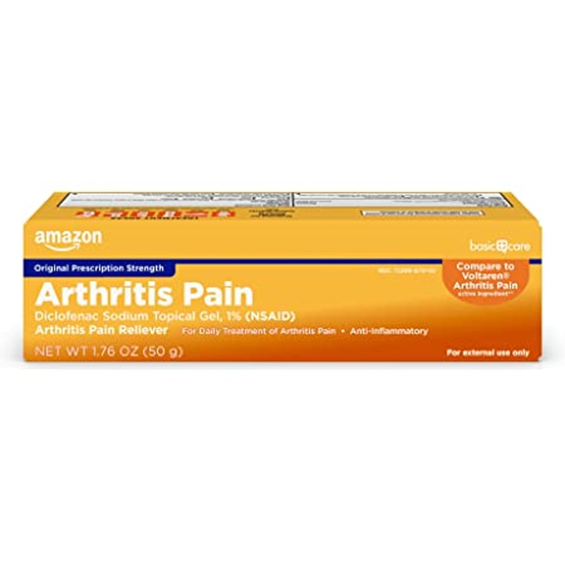 basic+care Amazon Arthritis Pain Reliever Gel 1.7oz (50g) 1