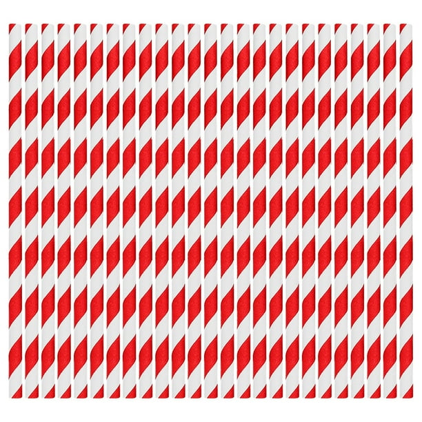 Fiudx Pajitas de Papel de Colores, Pajitas de Rayas Surtidas, Artículos Ecológicos para Fiestas, Decoración para Cumpleaños y Bodas, Manualidades Divertidas.
