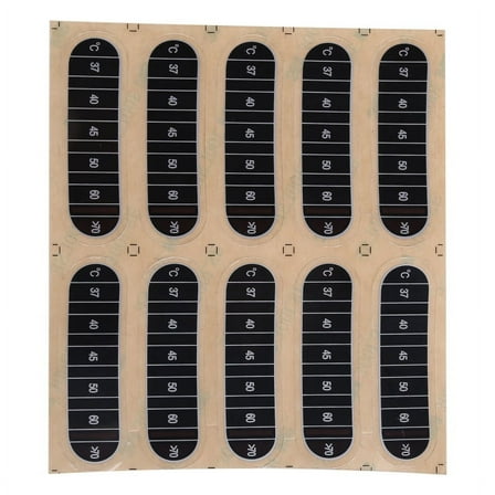 Stick On Thermometer Strips Horizontal Thermometer Stickers Instant Read Temperature for Fermenting, Brewing, Wine