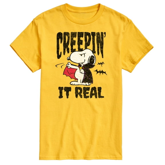 Peanuts - Creepin It Real - Men's Short Sleeve Graphic T-Shirt