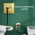 thumbnail image 3 of Telephone Cable Adapter, RJ11 Phone Splitter Modular Adapter, Telephone Adaptor Splitter Extension Cable RJ11 6P4C Male-2 Female Socket Phone Telephone Extension Cable, Fax Machine, 3 of 5