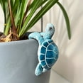 thumbnail image 4 of Green Turtle Planter Decorations,Resin Hanging Sea Turtle for Pot Tortoise Figure Plant Pot Hanger Small Statue for Terrapin Cute Plants Terrapin Sculptures for Indoor Outdoor Garden Patio,Blue, 4 of 5