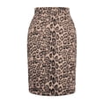 thumbnail image 6 of IROINNID Women's Skirt Fashion Leopard Sexy High Waist A-line Skirt Skirt Short Empire Waist Short Solid Color Skirt, 6 of 6