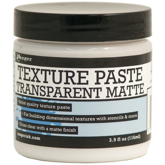 Ranger Texture Paste 4oz-Transparent Matte