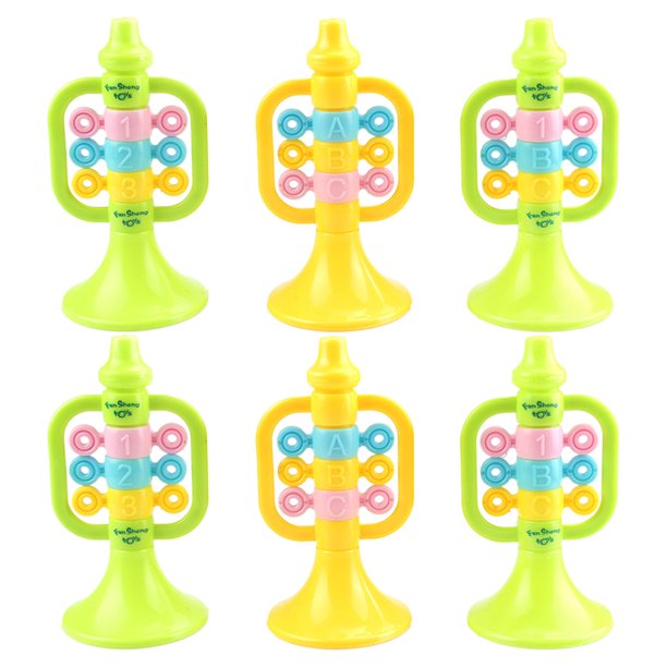 6 unids Música práctica Música Música Modelos Música Juguetes Música Trompeta (color al azar)