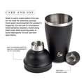 thumbnail image 6 of Thyme & Table Stainless Steel Mixology Bar Kit, Black, 5 Piece Set, 6 of 6