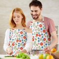 thumbnail image 3 of Pioneer Flower Floral Print Pattern Apron for Women and Men, Cotton Linen Waterproof with Pockets, Adjustable, 33x27 Inch for Kitchen, Gardening, BBQ, Salon, 3 of 6