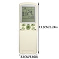 thumbnail image 2 of Advanced Remote Control Solution Practical Remote Control Replacement Controller Plastic Texture for Air Conditioning, 2 of 8