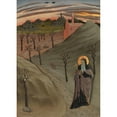 thumbnail image 3 of Osservanza Master 11x14 Black Modern Framed Museum Art Print Titled - Saint Anthony the Abbot in the Wilderness (ca. 1435), 3 of 5