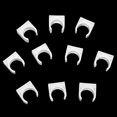 thumbnail image 2 of 30 Pcs 20mm Diameter White PVC Water Supply Pipe Clamps Clips Fittings, 2 of 4