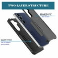 thumbnail image 4 of Galaxy S25 FE 5G Case,Sturdy Phone Case for Samsung S25 FE 5G 2025 6.7 inch,Njjex Shockproof Protection Heavy Duty Armor Hard Plastic & Rubber Rugged Bumper 2-in-1 Case Cover-Black, 4 of 7