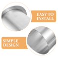 thumbnail image 3 of SUTENGDA Countertop Trash Can Lid Stainless Steel Round Metal Trash Can Lid Small Wastebasket Lid, 3 of 5