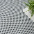 thumbnail image 2 of Nourison Courtyard Indoor/Outdoor Ivory Blue 5' x 8' Oval Area Rug (5x8 Oval), 2 of 11