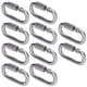thumbnail image 3 of Mosquetón roscado, 10 piezas, conector de enlace rápido, conector de cadena de bloqueo, diseño fácil de usar, 3 of 8
