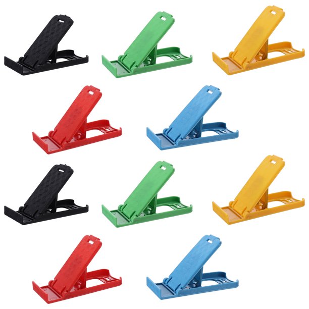 Soporte universal ajustable del teléfono de escritorio del tenedor del teléfono móvil plegable 100pcs