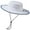 White, variant on UPF 50+ Foldable Brim Water-Resistant Sun Bucket Hat with Laser Perforated Mesh Adjustable for Men Women Outdoor