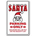 thumbnail image 1 of SignMission, 8" X 12" Plastic Sign, Santa, 1 of 5