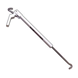 Torklift Turnbuckle S9530 FastGun; Use With Frame Mounted Tie Down; Spring Loaded Hook and Hook Style; 25 Inch to 43 Inch Reach; With Quick Disconnect Handle; Lockable; Lock Sold Separate