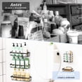 thumbnail image 3 of Estantes Baño 5 pcs - Estanteria Ducha para Baño con Ganchos - Estante Organizador de Regadera de Durable - Repisas para Baño Pared sin Taladrar para Cocina, Inodoro, 3 of 7