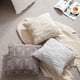 thumbnail image 5 of Fundas de almohada decorativas de terciopelo de lana sintética, mezcla y combina, fundas de almohada de terciopelo bohemio súper suaves para uso en interiores y exteriores, paquete de 2, 40 x 40 cm,, 5 of 6