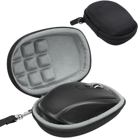 Hard Case for Logitech MX Anywhere 3, 2s, 2, 1, Protective Travel Case - Black