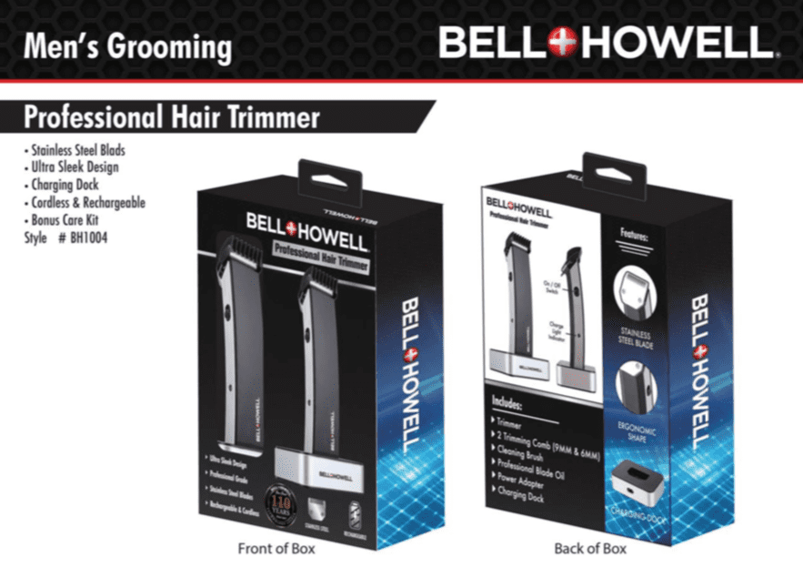 bell howell hair trimmer