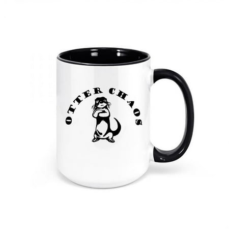 

Otter Coffee Mug Otter Lover Otter Choas Otter Mug River Otter Cup Gift For Her Sublimated Mug Gift For Otter Lover Otter Chaos Cup BLACK