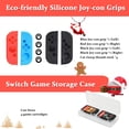 thumbnail image 6 of Accessories Kit for Nintendo Switch Games Bundle Wheel Grip Caps Carrying Case Screen Protector Controller Charger (23 In 1), 6 of 8