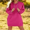 thumbnail image 4 of Solid Color Hoodies for Women  Quilted Sweatshirts for Fall Fashion, 4 of 7