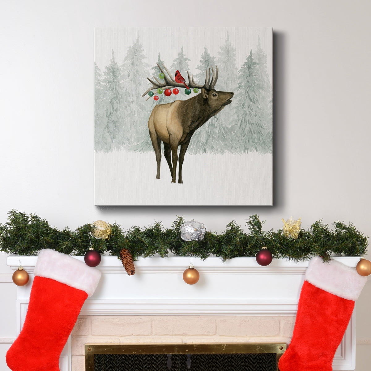 Festive Forest II- Gallery Wrapped Canvas