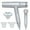 Silver, variant on Hair Dryer, Professional Ionic Hairdryer, High-Speed Blow Dryer for Fast Drying, Home & Salon & Travel, Low Noise, Lightweight Compact Ceramic Blowdryer