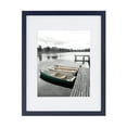 thumbnail image 2 of Scholartree 11 x 14 5-in-1 Wood Picture Frames Set-11x14 Matted to 8x10 Wall Frames, Blue, 2 of 4