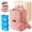 pink, variant on DERSTUEWE Breastmilk Cooler Bag with Ice pack , 2-Layer Travel Insulated Baby Bottle Bag, Pink