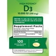 thumbnail image 2 of D3 10,000 IU | 100 Softgels | High Potency Vitamin | Non-GMO and Gluten Free | by Nature's Truth, 2 of 7