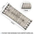 thumbnail image 4 of Bohemian Style Mastectomy Pillow - Post Heart Surgery Seatbelt Cushion, Abstract Floral, Soft Material, 4 of 7