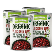 (4 Cans) Serious Bean Co Organic Red Kidney Beans, Gluten-Free, 15 oz