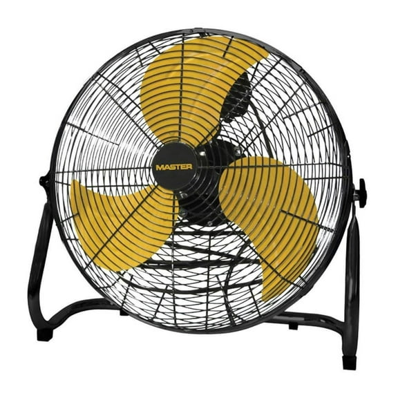 Master 20" High Velocity Floor Fan, 3 Speed Portable Metal Fan with Tilt Angle Head