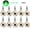 Green, variant on 10Pcs Mini Fishing Lure Light LED Deep Drop Underwater Eye Shape Fishing Squid Fishing Bait Luminous Lure for Attracting Fish