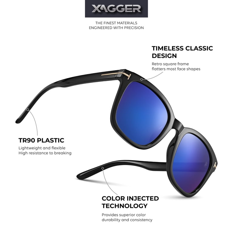 Square Polarized Mirrored Sunglasses for Women Colorful 80 display picture 3