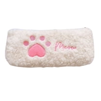 Matoen Cute Pencil Case for , Large Plush Pen Bag for Adults, Portable Pencil Pouch Aesthetic with Zipper for Office Organizer