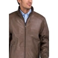 thumbnail image 5 of Mens Olive Coat Luciano Natazzi Trim Fit Lambskin Leather, 5 of 5
