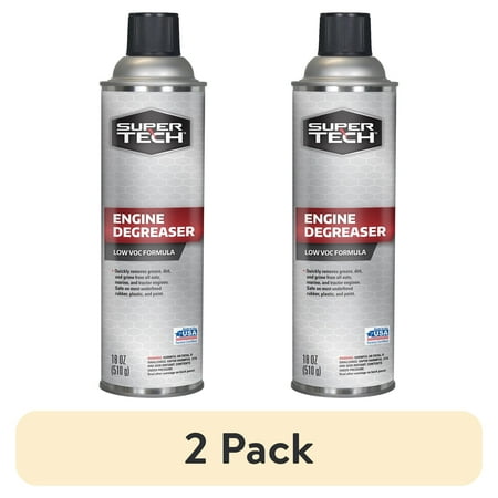(2 pack) Super Tech Low VOC Formula Engine Degreaser, 18 oz
