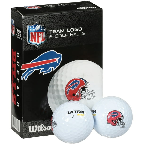 Wilson® NFL Team Logo Buffalo Bills Golf Balls 6 ct Box