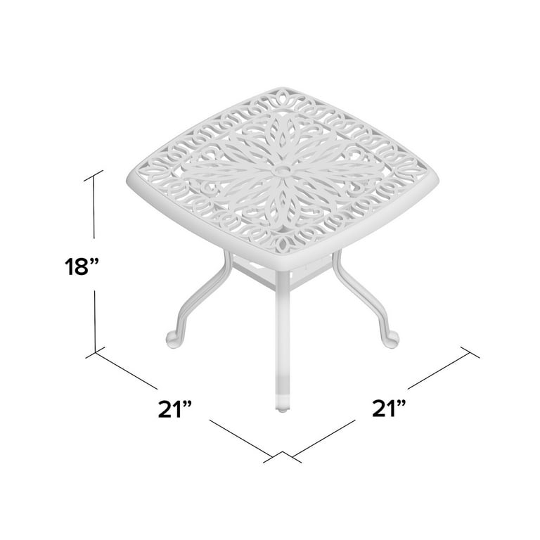 Kristy metal cheap side table