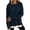Navy, variant on FAIWAD Crew Neck Sweatshirts Women Long Sleeve Side Slits Pullover Tops Loose Layered Sweatshirts